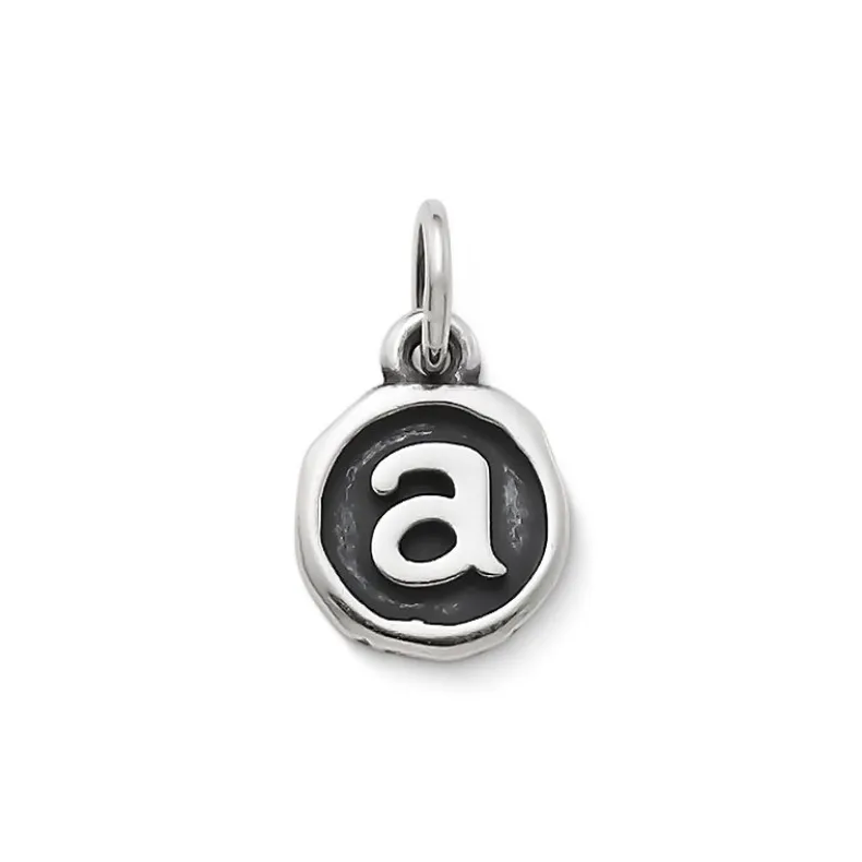Vintage Type Initial Charm