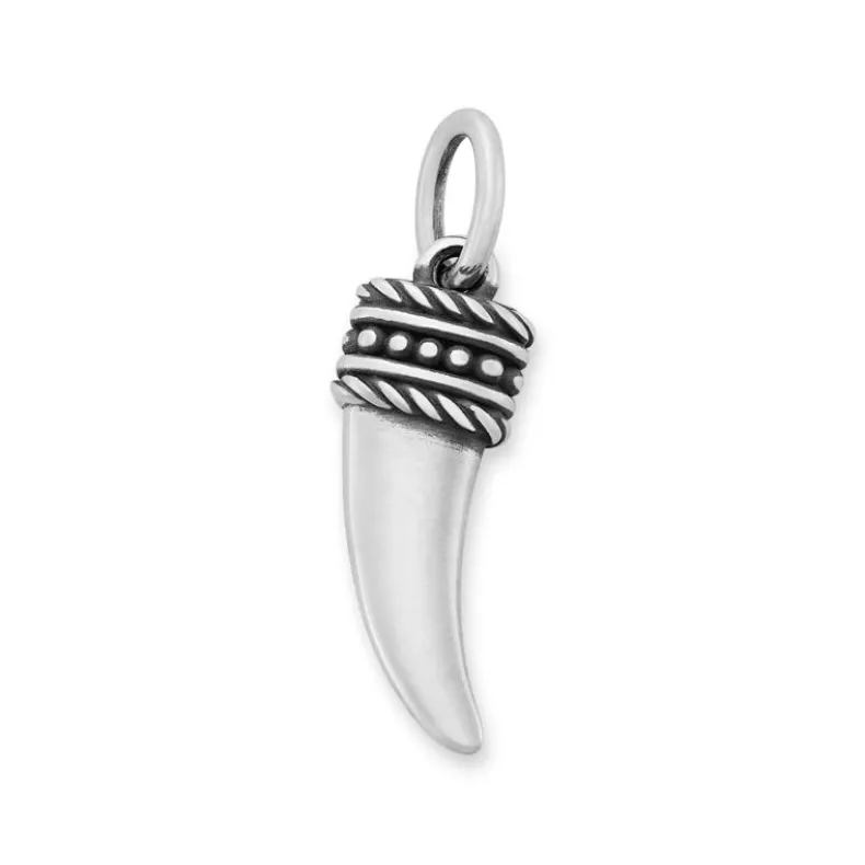 Beaded Horn Pendant